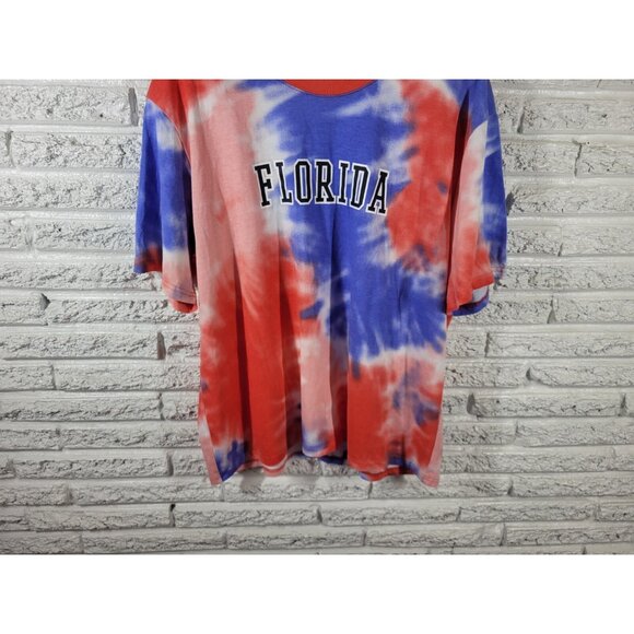 Creative Apparel Mens Shirt XXL 2XL Tee Short Sleeve Florida Casual Red NOV110E - Picture 4 of 8